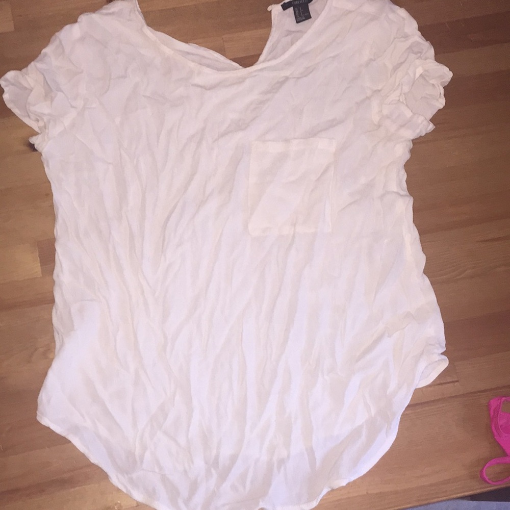 Cream blouse